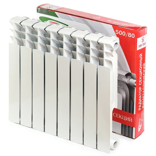 Биметаллический радиатор Faliano Bi 500/80 A5, 4 секции