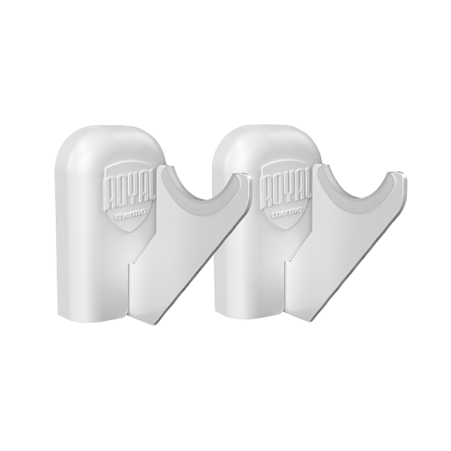 Комплект настенных регулируемых кронштейнов Royal Thermo Design 100, белые