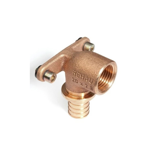 Угольник короткий настенный с креплением REHAU 25-RP 3/4" (АРТ. 14563611001)