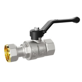 Кран шаровой LD с НГ гайкой 1/2" ручка-рычаг