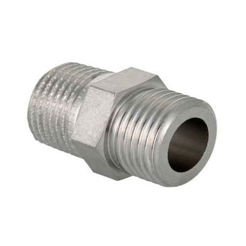 Ниппель Valtec прямой VT.INOX-PRESS 1/2" x 1/2" НР/НР из нержавейки (арт.VTi.582.I.0404)