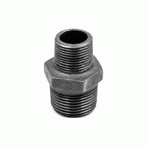 Ниппель переходной чугунный неоцинкованный Fittex Plus 20х15мм (3/4"х1/2")