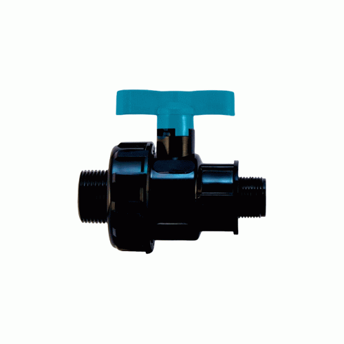 Кран шаровый ПНД Unidelta 5/4"х5/4" с НР-НР резьбой