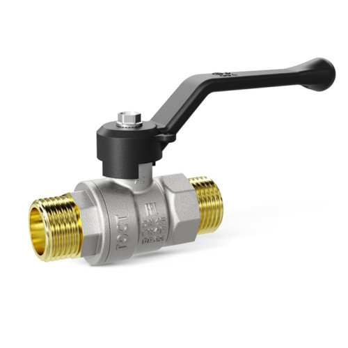 Кран шаровой LD НР/НР резьба 1/2" ручка-рычаг