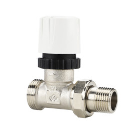 Термостатический клапан радиаторный прямой Varmega 1/2"х3/4"EK резьба НР/НР