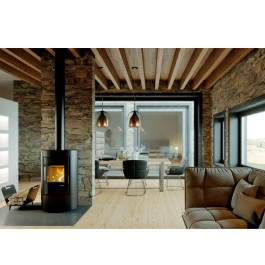 Печь-камин Defro Home Ceres 6 кВт белая сталь