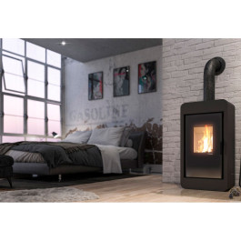 Печь-камин Defro Home Piko 6.6 кВт белая сталь