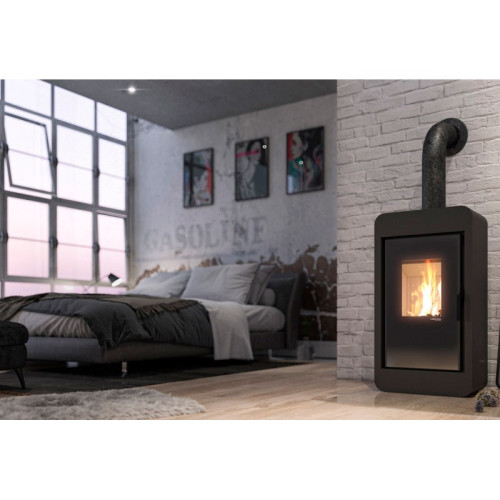 Печь-камин Defro Home Piko 6.6 кВт белая сталь