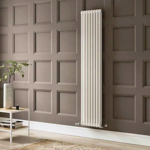 Стальной трубчатый радиатор Delta 2180 6 секций нижнее подключение с термовентилем