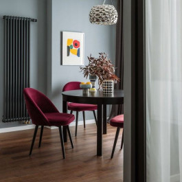 Стальной трубчатый радиатор Delta 2180 12 секций нижнее подключение с термовентилем