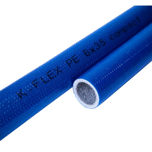 Трубка теплоизоляция K-flex PE 13х042-2 м.(толщина 13 мм), Compact Blue, синяя