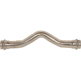 Обвод Rommer из нержавеющей стали 15 мм двухраструбный