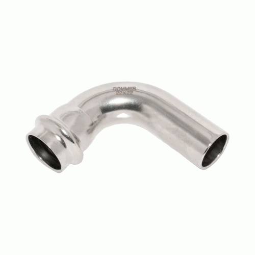 Обвод Rommer из нержавеющей стали 15 мм однораструбный