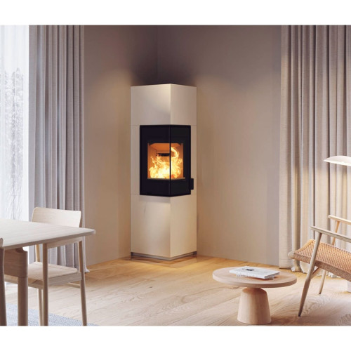 Печь-камин Nordpeis Odense II высокий топка S-31A Exclusive