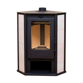 Печь-камин Мета Одер 7 кВт с плитой угловой