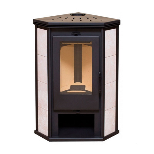 Печь-камин Мета Одер 7 кВт без плиты угловой