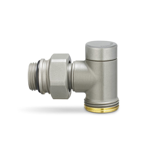 Узел нижнего подключения угловой, одинарный Varmega 1/2"х3/4"EK, цвет серый