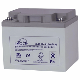 Аккумулятор Leoch DJM 1245 емкостью 45 Ач для источника бесперебойного питания BAXI Reserve 300/3