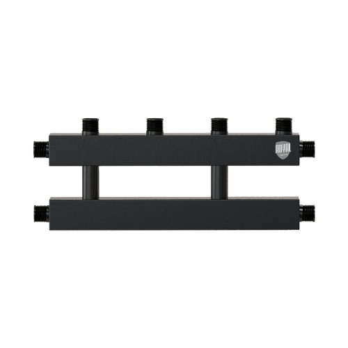 Коллектор на 2 (3) отопительных контура, в комплекте с кронштейнами, 150 кВт