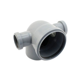 Отвод с двумя патрубками Sinikon Standart 110/50 мм 87º