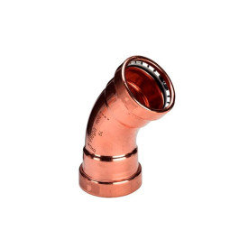 Отвод медный Viega Profipress XL В-В c SC-Contur 76.1x45° (арт.476908)