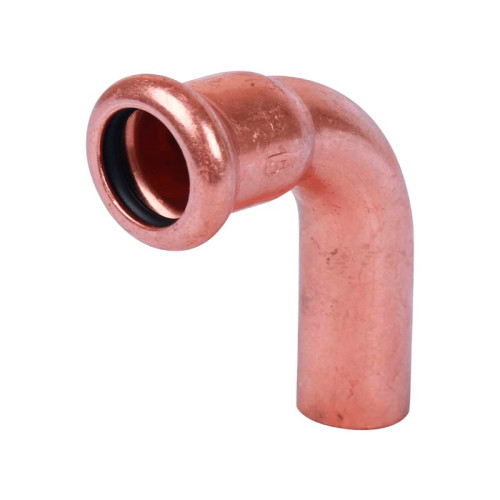 Отвод Sanha 18 мм 90° однораструбный медный под пресс арт.16001A18