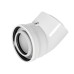 Отвод конденсационный 45° Rommer DN 80/125