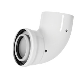 Отвод конденсационный 90° Rommer DN 80/125