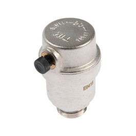 Воздухоотводчик TIM 1/2" с боковым выпуском никелированный