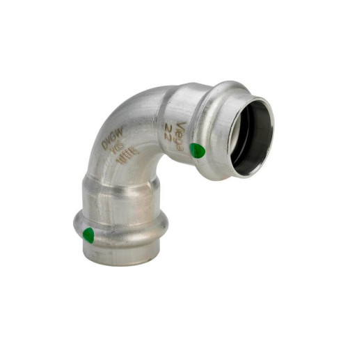 Угол пресс Viega Sanpress Inox 28мм. 90° из нержавейки (арт. 435660) серия 2316