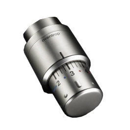 Термоголовка OVENTROP UNI SH матовая сталь 1012085