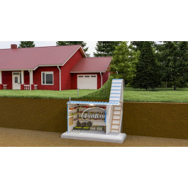 Пластиковый погреб ГудВэй Смарт 1,5*2,4м