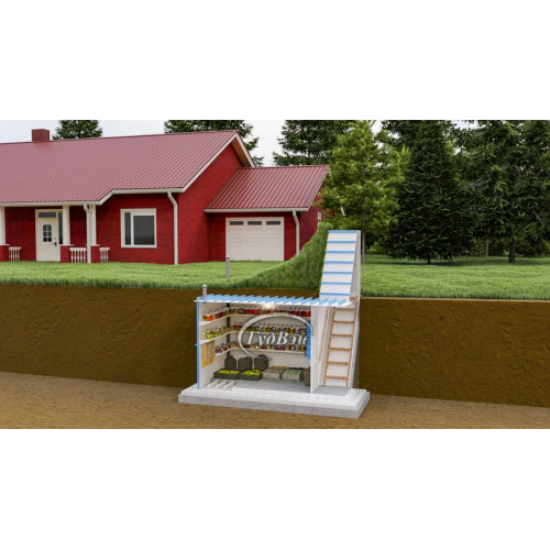 Пластиковый погреб ГудВэй Смарт 2*2м