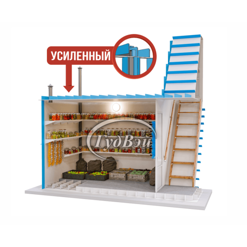 Пластиковый погреб ГудВэй Смарт 2*2м