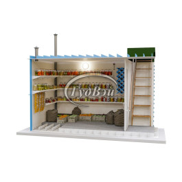 Пластиковый погреб ГудВэй Комфорт+ 3*2м