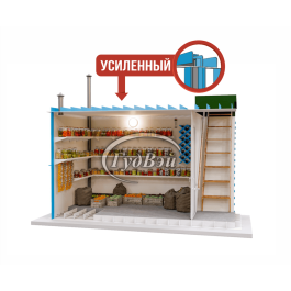 Пластиковый погреб ГудВэй Комфорт+ 3*2м