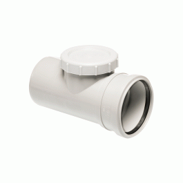 Патрубок для прочистки однораструбный Uponor Decibel 110мм (арт.1092187)