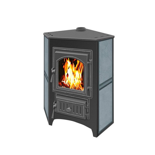 Печь-камин Везувий ПК-01 (220) Т/Х 9 кВт без плиты угловая