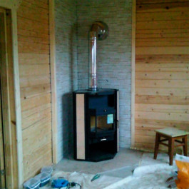 Печь-камин Мета Печора 9 кВт без плиты