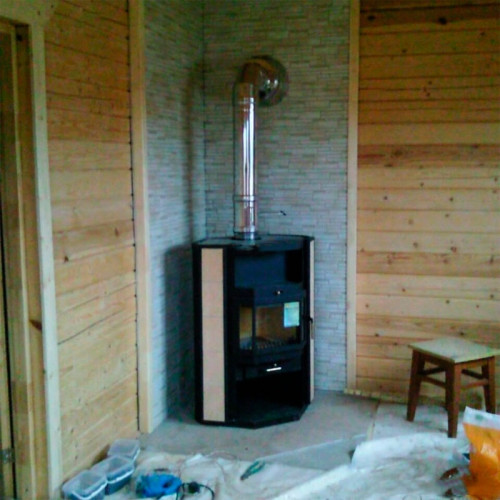 Печь-камин Мета Печора 9 кВт без плиты