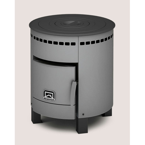 Печь отопительно-варочная Теплодар Печурка Плюс 5 кВт диаметр колец 120/176