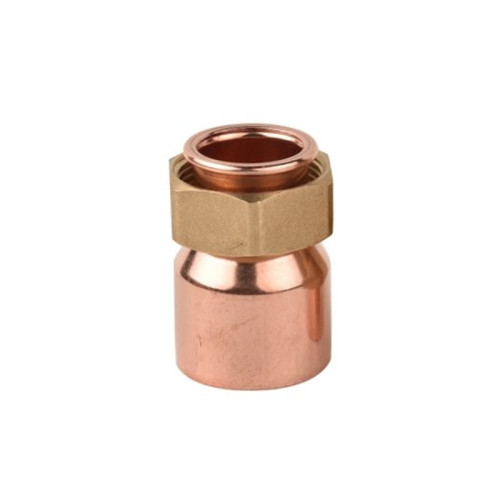 Переходник с НГ гайкой JINTIAN ВП-ВР медь/латунь 15х3/4"мм