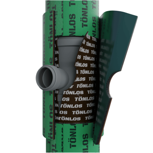 Комплект для шумоизоляции канализационных труб TONLOS PIPE PRO