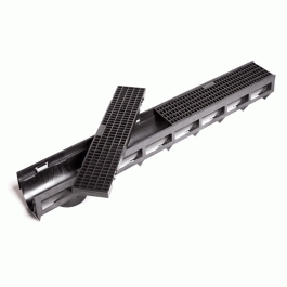 Водоотводная решетка пластиковая ячеистая Aquastok DN 100