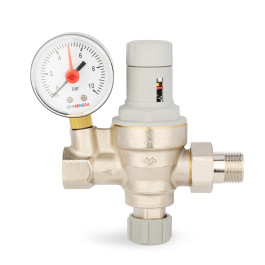 Подпиточный мембранный клапан Varmega 1/2" с манометром