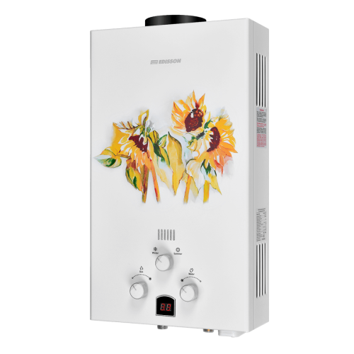 Газовая колонка Edisson Eco 20 GD Подсолнухи