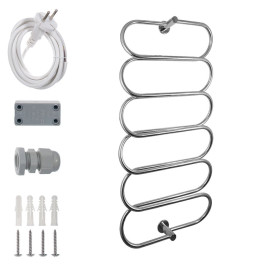 Полотенцесушитель электрический Energy Aura 1200х600 мм хром