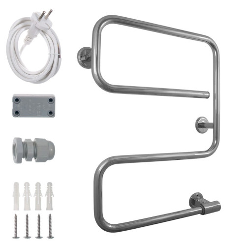 Полотенцесушитель электрический Energy E G2 600х400 мм хром