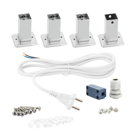 Полотенцесушитель электрический Energy Grand 800х400 мм белый матовый