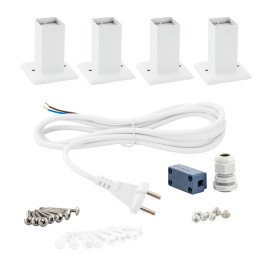 Полотенцесушитель электрический Energy Grand P 1000х400 мм белый матовый